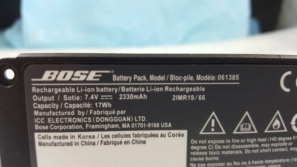 Nueva Batería Original Bose SoundLink Mini 2330mAh Gran Oferta-061385 Foto 2 de 4