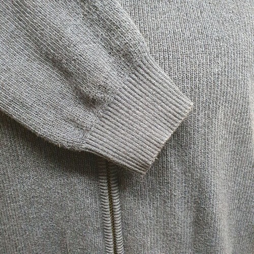 Timberland Full Zip Cardigan Size Medium Mens Blue 100% Organic Cotton - Picture 4 of 6
