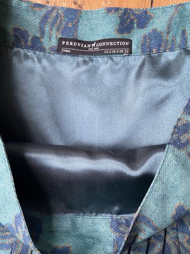 Peruvian Connection Skirt Uk 6 With Pockets - Picture 3 of 5