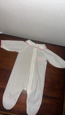VTG 80s baby sleeper, baby girl newborn