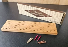 PLEASANTIME CRIBBAGE BOARD NO.705. PACIFIC GAME COMPANY. N.HOLLYWOOD, CALIF.
