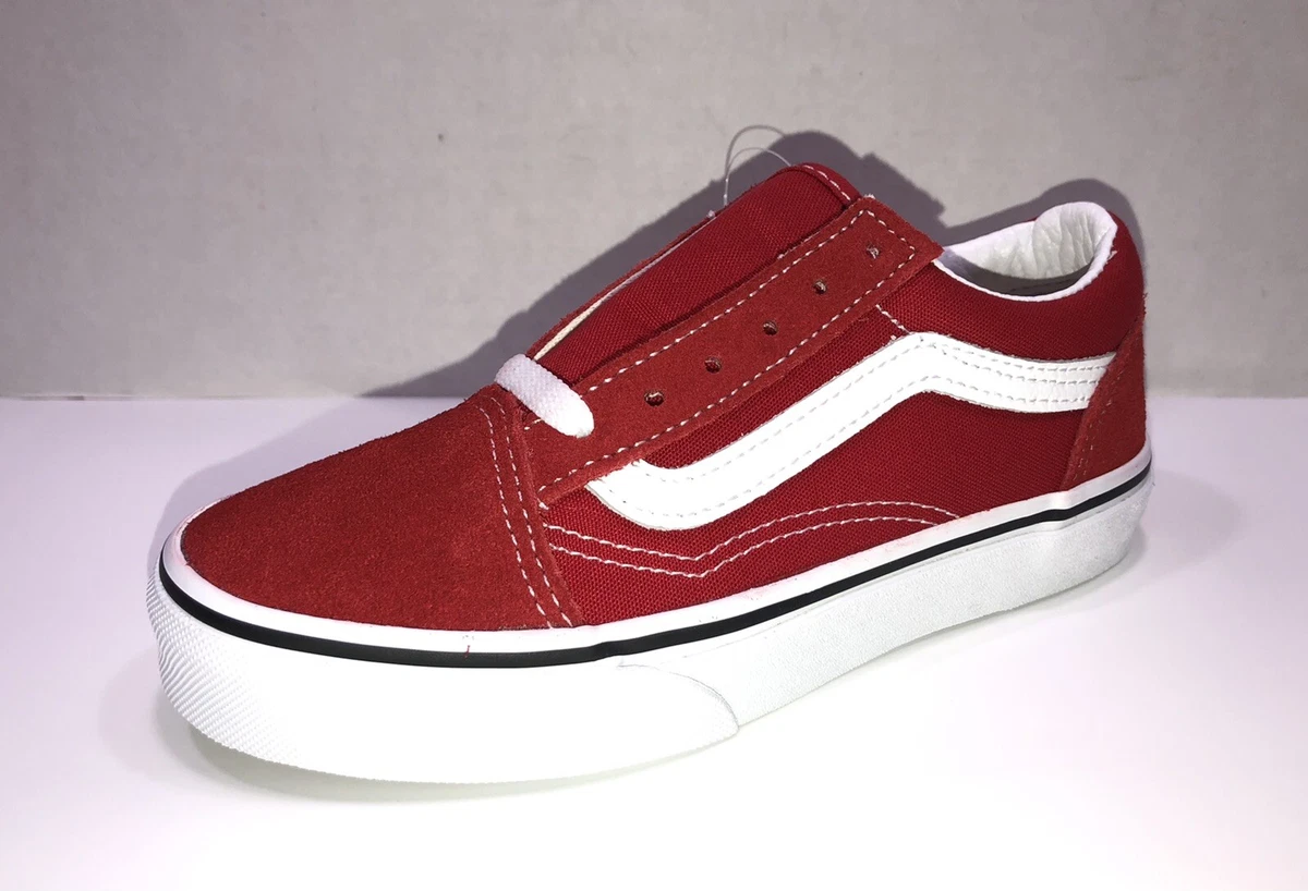 Red and white vans for kids new arrivals