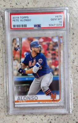 その他 Pete Alonso Bowman Topps MLB PSA Lot Of 3 Pete Alonso Rc 2019-20 (2) Psa 10 Topps #475, Chrome #80