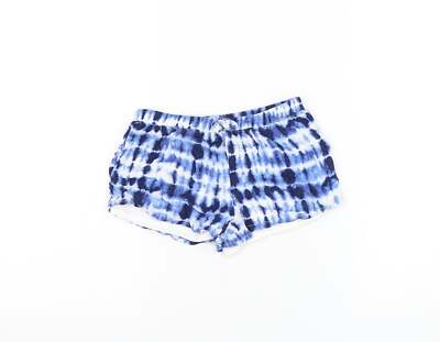 Mädchen blau Viskose Mischung Sweat Shorts Größe 5-6 Jahre Reg