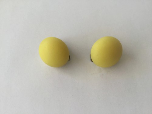 ANTIQUE VINTAGE YELLOW JADE GLASS BEAD NECKLACE OPERA FLAPPER LENGTH EARRINGS - Picture 8 of 10