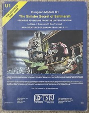 AD&D 1st Ed Module - U1 THE SINISTER SECRET OF SALTMARSH (HARD TO FIND and VG+!)