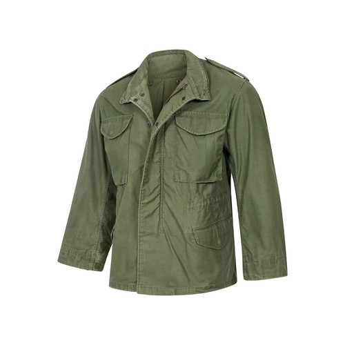 Chaqueta M65 Original EE. UU. De Colección Ejército Excedente Camuflaje Abrigo de Campo Camuflaje Oliva - Imagen 14 de 22