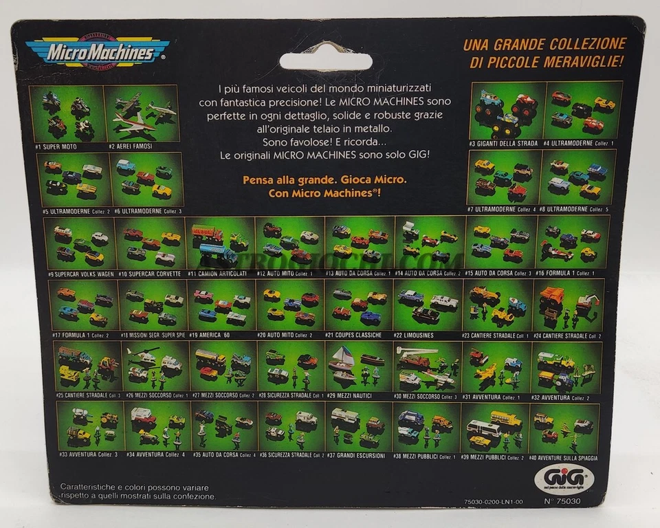 MICRO MACHINES 34 AVVENTURA VINTAGE 1996 GALOOB GIG 75030 NEW IN SEALED BOX - Immagine 3 di 4