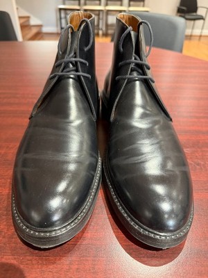 Polo Ralph Lauren black chukka boots Dainite benchmade Italy 12D