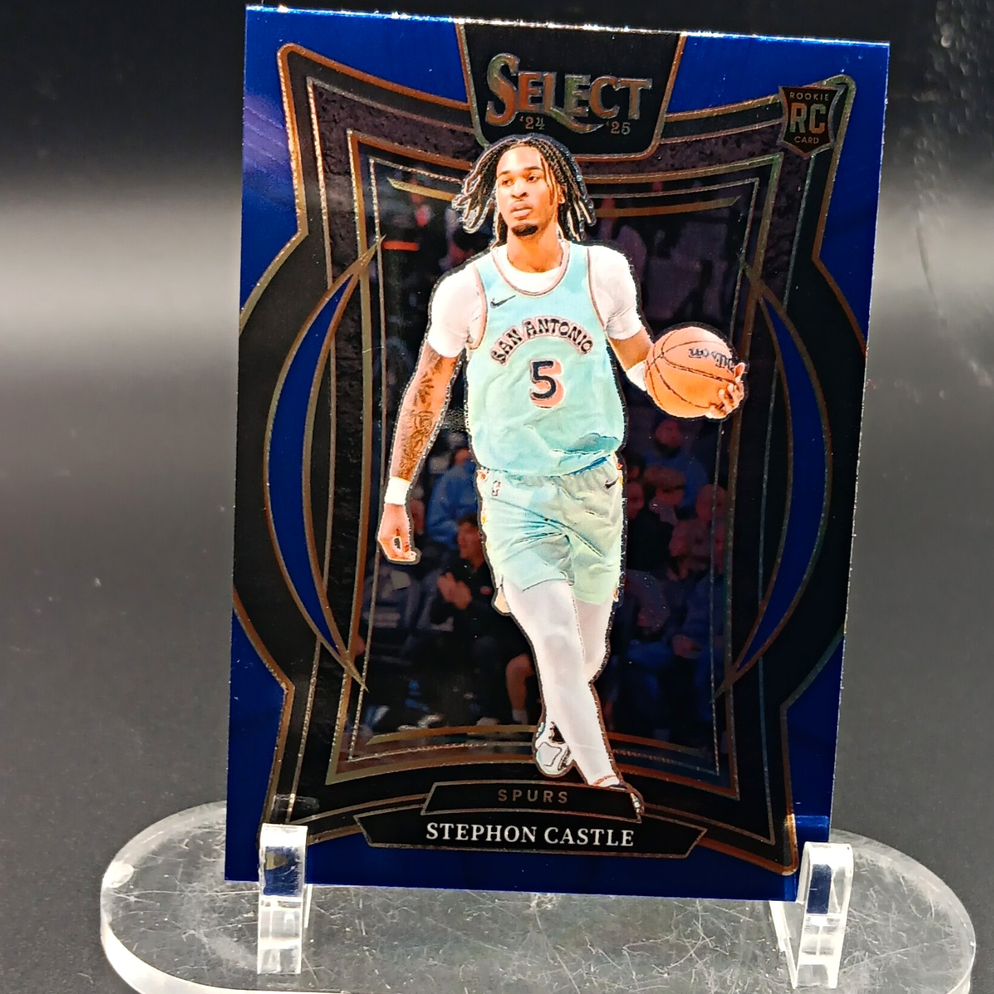 Panini Select 2024-25 Concourse #72 Stephon Castle RC San Antonio Spurs