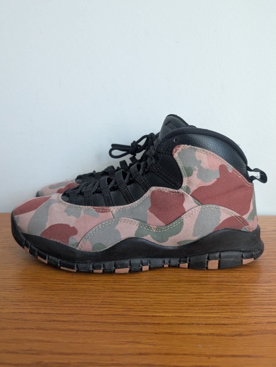 Size 10 - Nike Air Jordan 10 X Retro Woodland Duck Camo 310805-200