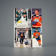 (4x) Connor McDavid Different Upper Deck Hockey Cards Edmonton Oilers Lot Bundle