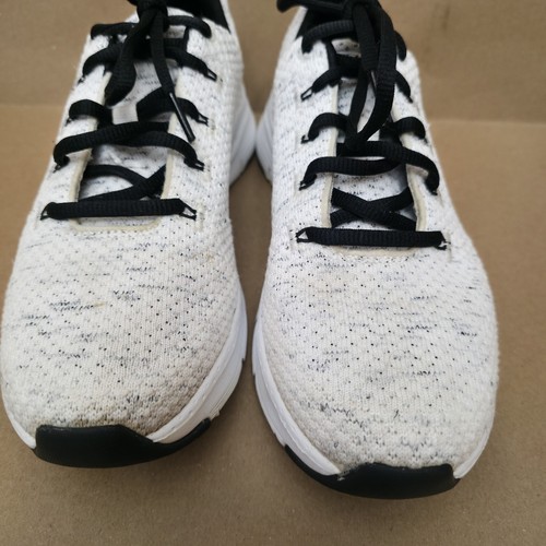 Skechers Sz 8.5 White Womens Arch Fit Shoes running walking (149713 WBK) - Picture 6 of 11