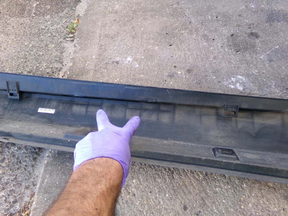 Panel basculante faldón derecho A 1646900240 06-11 Mercedes Benz W164 ML350 ML500 Foto 4 de 4