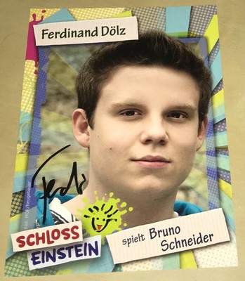 Ferdinand Dölz Autogrammkarte Schloss Einstein mit Druck Autogramm Karte TV #24