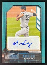 Michael King Auto 2021 Panini Chronicles #PA-MK Playbook Yankees