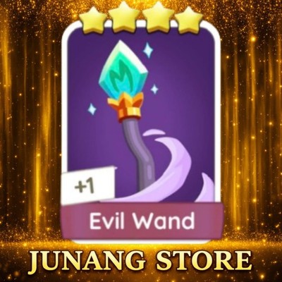 EVIL_WAND_4_STAR_MONO_POLY_-GO_EVER_AFTER_ALBUM_STICKERS VERY FAST DELIVERY!