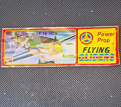 Power Prop Flying Glider Airplane Unassembled Kit Focke-Wulf Ta 152H