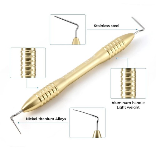 Dental Endodontic Obturation Plugger Tips Hand Use Pluggers Set 0#1#2# 35-120 - Picture 35 of 45
