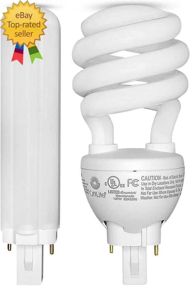 Type M LED Replacement for Ottlite 20W 2-Pin Swirl Bulb B84J35, SB20-M or SB20-M - Image 4 of 4