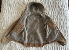 Vintage CARHARTT J141 BRN Hooded Canvas Zip Jacket Distressed Large Y2K USA Made