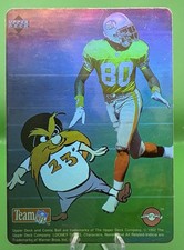 1992 Jerry Rice 49ers Yosemite Sam Comic Ball Hologram