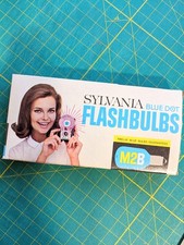 Sylvania Blue Dot Flashbulbs M2B - Partially Used Pk - Only 6 Bulbs - Untested