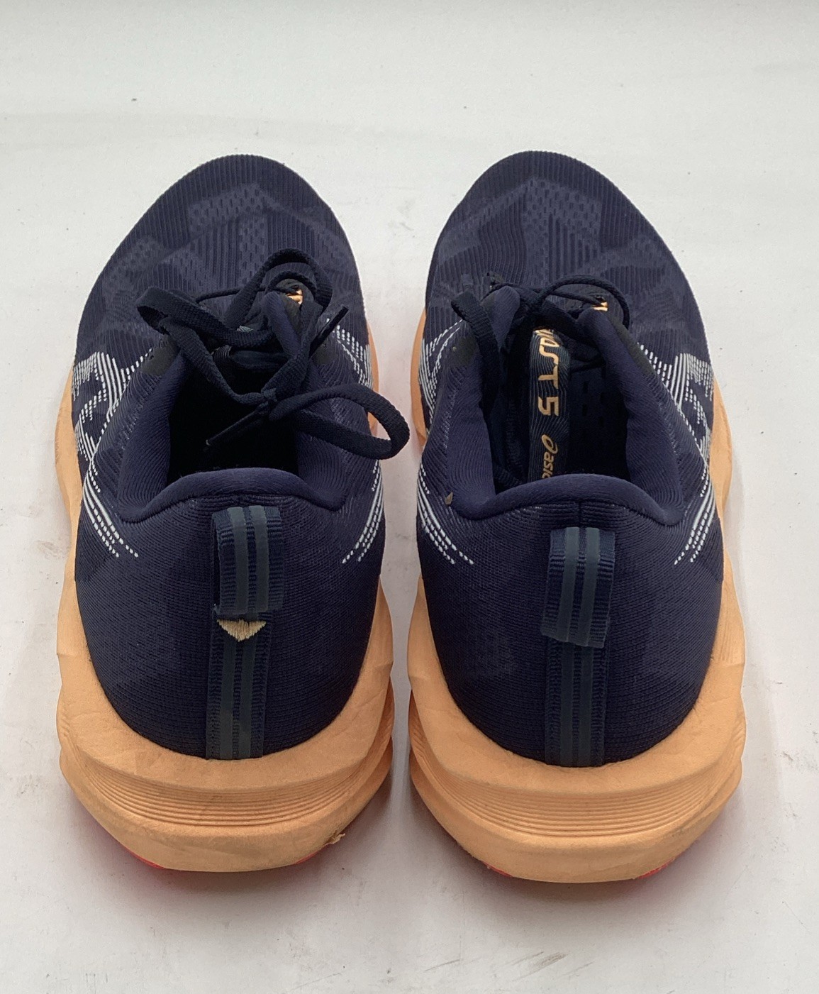 Asics Men's Novablast 5 Cushioned Running Shoes Blue/Orange Size 14 W thumbnail 4