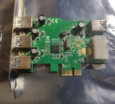 USB 3.0 3+1 Port PCI-e 2.0 x1 Card, Syba SD-PEX20137
