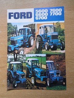 PRE USED FORD 600 SERIES TRACTORS SUPERB EXCELLENT COLOUR COLLECTORS BROCHURE