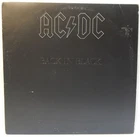 NICE AC/DC BACK IN BLACK EMBOSSED COLUMBIA HOUSE SPECIALTY PRESSING VINYL, 1980