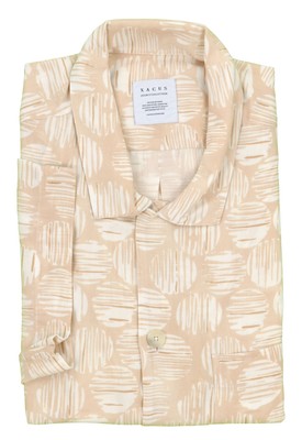 XACUS Mens Pink Fancy Viscose Shirt 61581.001 440MM LEGACY SHIRT