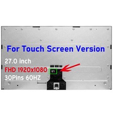 27.0" for Dell Inspiron 27 7720 LCD Touch Screen Replacement FHD 1920X1080