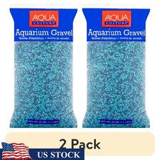 Caribbean Aquarium Gravel 25lb Natural Substrate Enhances Fish Tank Environment