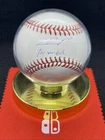 Christian Pache “The Magic” Signed Auto Inscribed OML Baseball USA SM Sticker