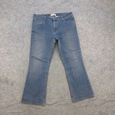 Levi Strauss Signature Jeans Women  s Blue Misses 16 Short Low Rise Bootcut