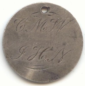 Love Token, Canada Victorica Half Dime, CMW, JHN