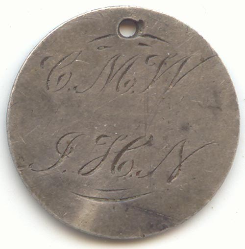 Love Token, Canada Victorica Half Dime, CMW, JHN