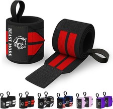 Heavy duty wrist wraps for weightlifting