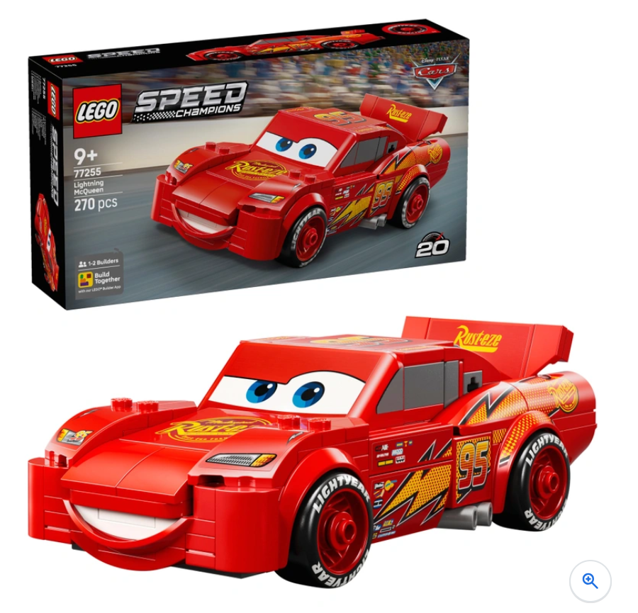 LEGO Speed Champions Lightning McQueen Race Car Toy - Collectible Multicolor - Image 17
