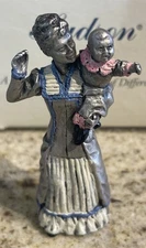 HUDSON CREEK PEWTER Boxed Figurine MARTHA & BABY SUSAN Villagers #8401 NEW 2.75”