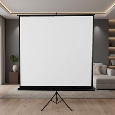 Leinwand Beamer Heimkino Beamerleinwand Stativ Rolloleinwand 110" 16:9 4:3 HDTV