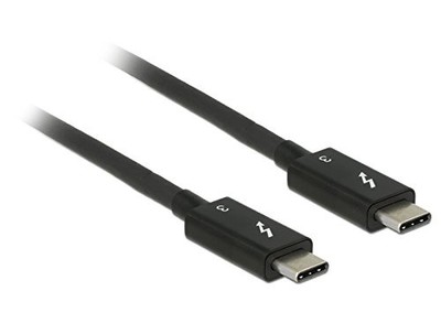 Delock 84847 Kabel Thunderbolt 3 USB-C auf USB-C Stecker 2m schwarz
