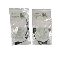Lot 2x JABRA Quick Disconnect to RJ9 for Link 180  Avaya 9600/1600  8800-00-25