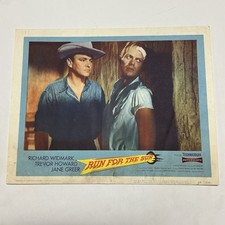 1956 Run For The Sun Original 11x14” Lobby Card Richard Widmark Trevor Howard