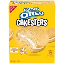 Golden Cakesters Soft Snack Cakes, 5-2.02 Oz Snack Packs
