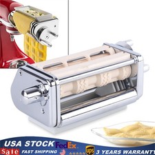 3-Rows Roller Wonton Maker Pasta Cutter Stand...