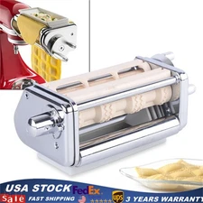 3-Rows Roller Wonton Maker Pasta Cutter Stand Mixer Attachment