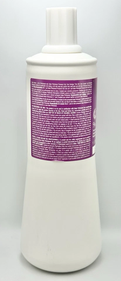 KADUS PROFESSIONAL 9% 30 VOL. DESARROLLADOR PERMANENTE DE COLOR DE CABELLO 1 L. / 33,8 fl. oz Foto 3 de 3