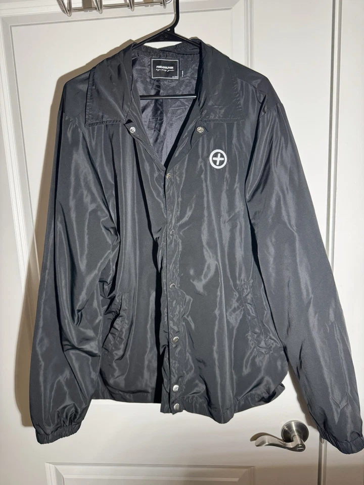 Chaqueta cortavientos Pink Dolphin a presión velero retro OG rara XL perfecto estado Foto 2 de 4